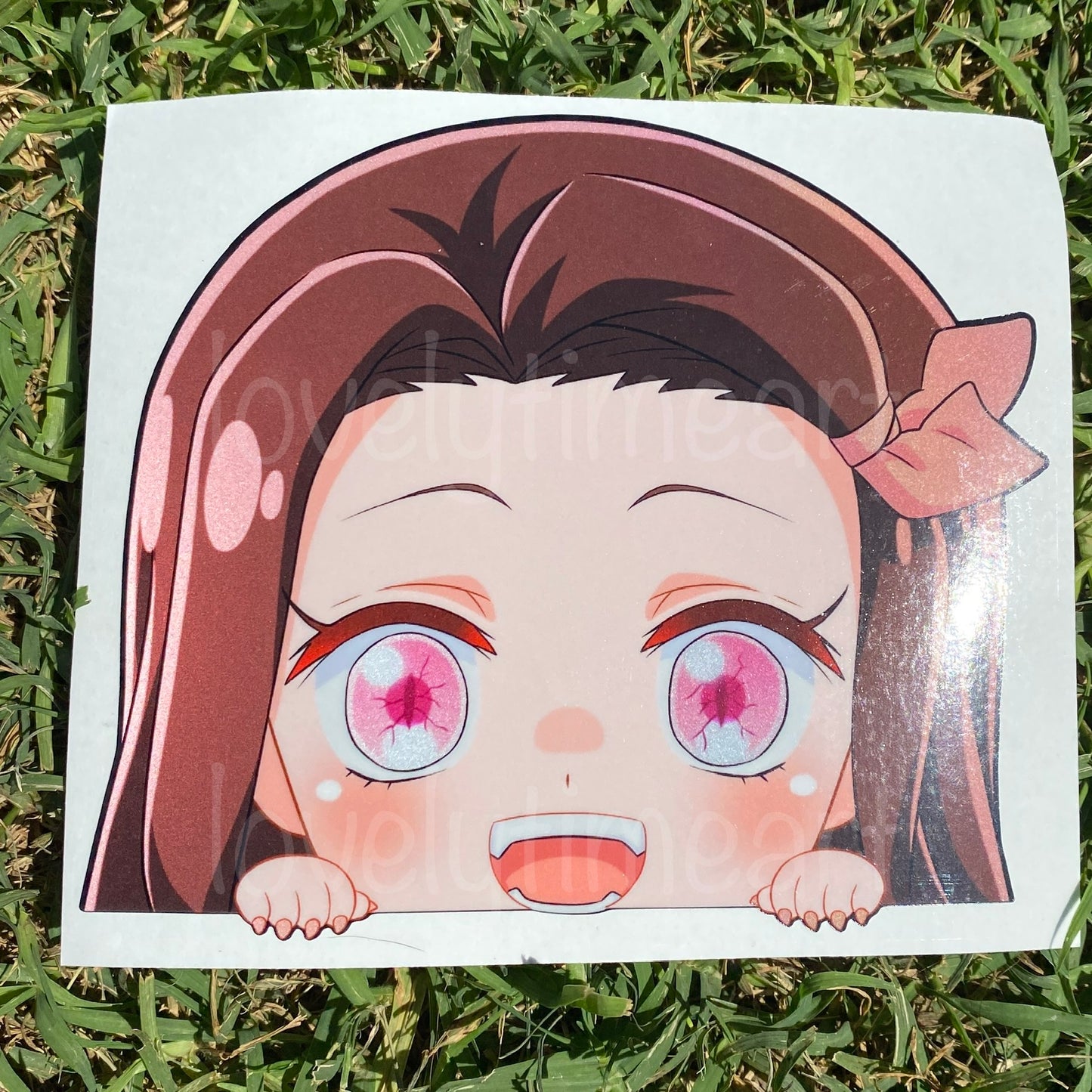 demon girl chibi peeker