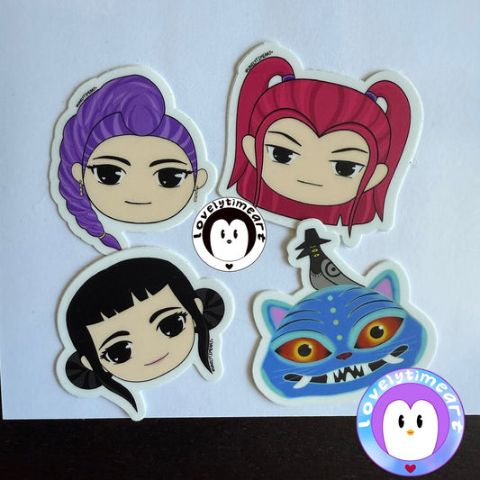 Chibi Head Sticker Pack
