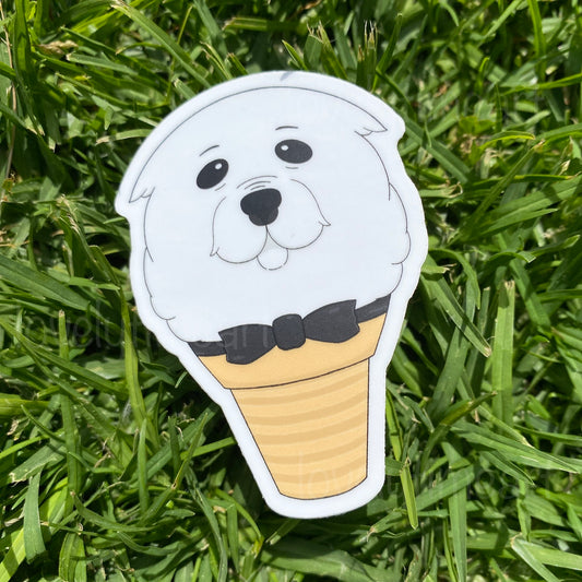 Spy Doggo Ice Cream Sticker