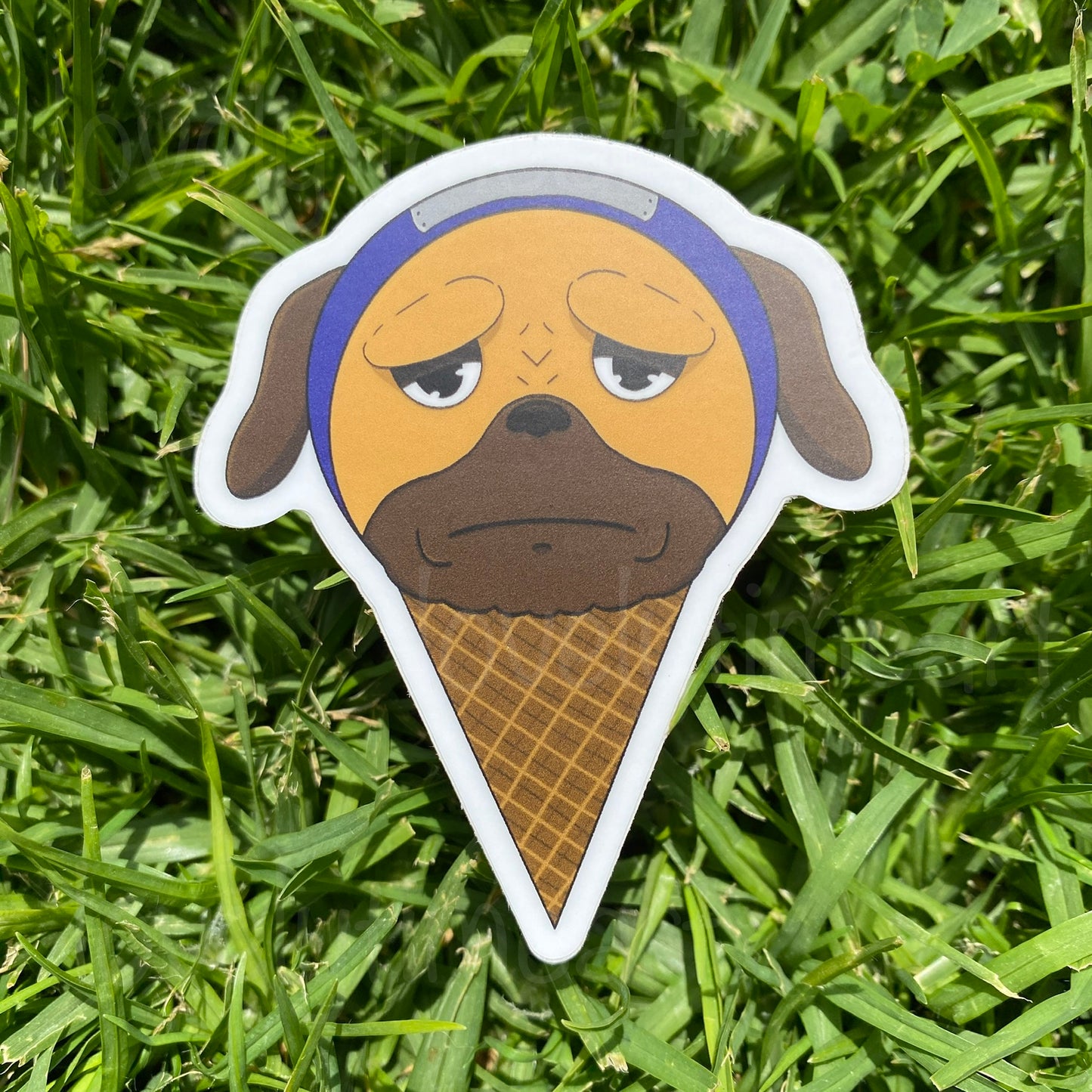 Ninja Ice Cream Sticker