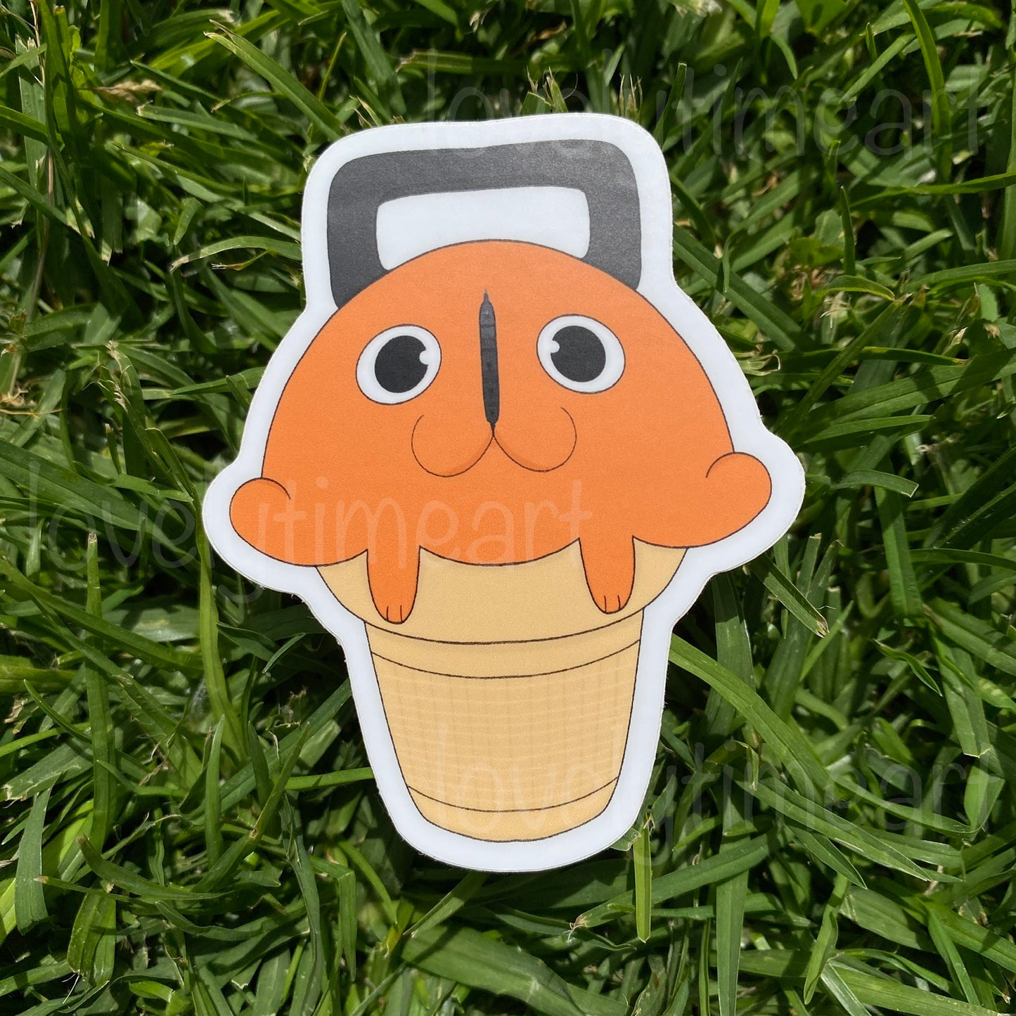 Devil Ice Cream Sticker